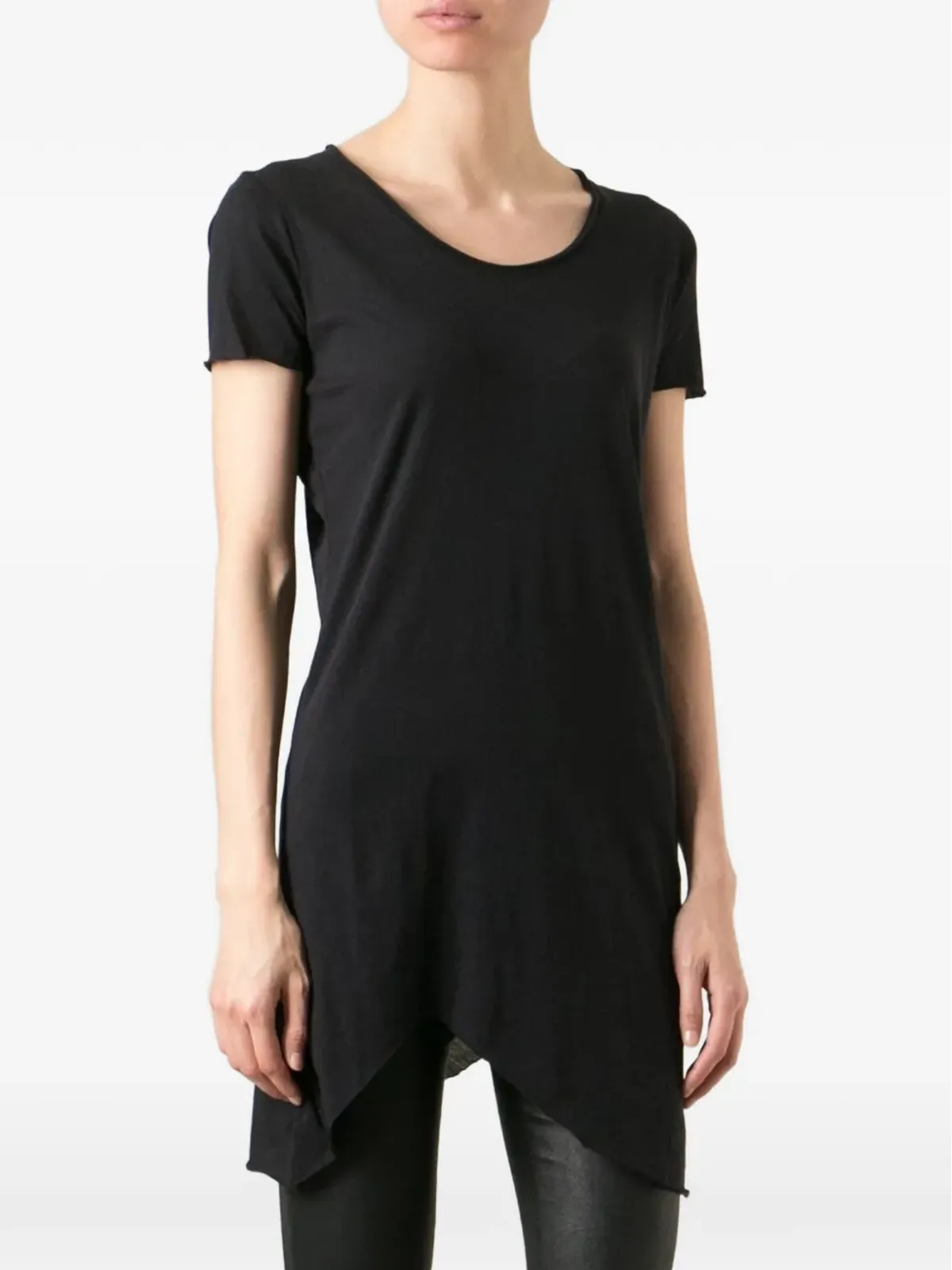 Thom Krom ロングアシンメトリックTシャツ - 画像3