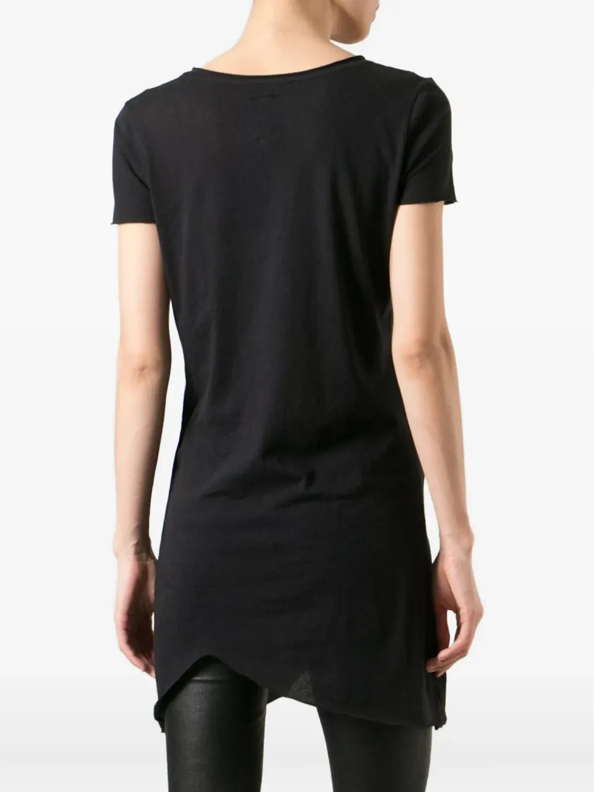 Thom Krom ロングアシンメトリックTシャツ - 画像4