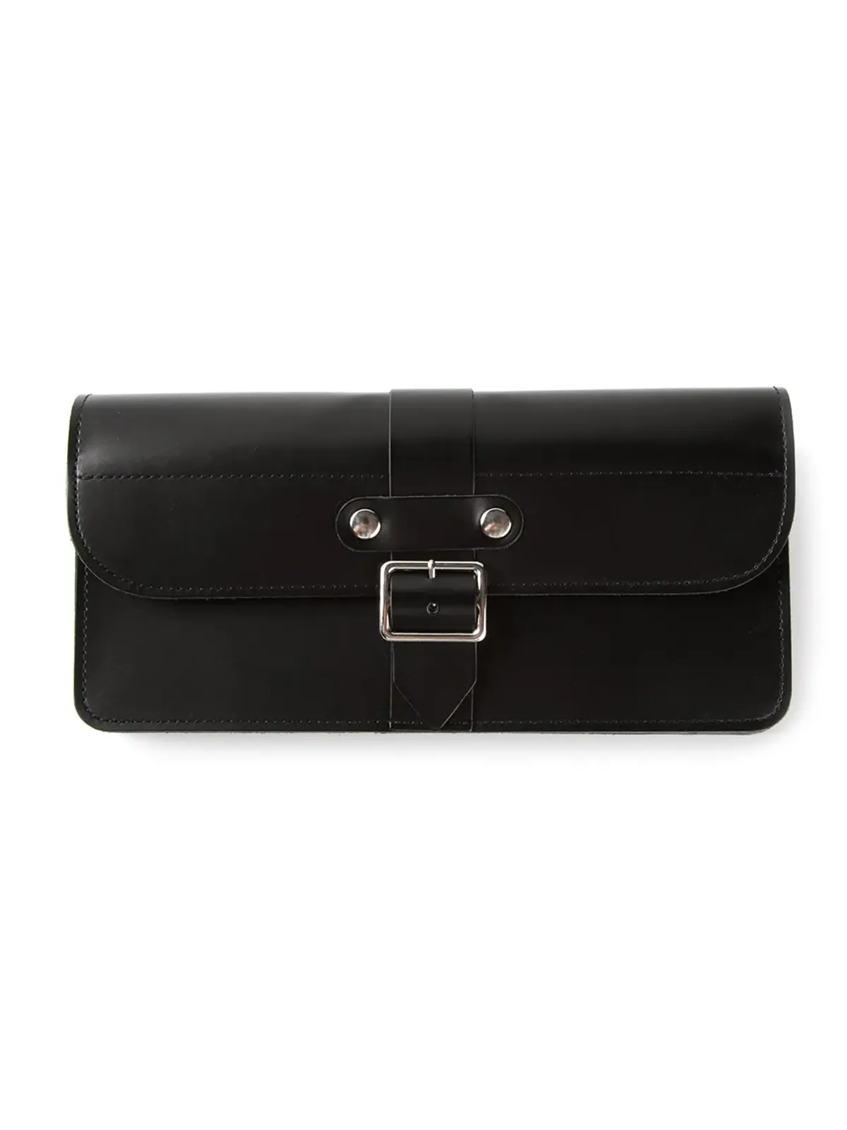 Comme Des Garçons Wallet バックル付きレザーウォレット - 画像1