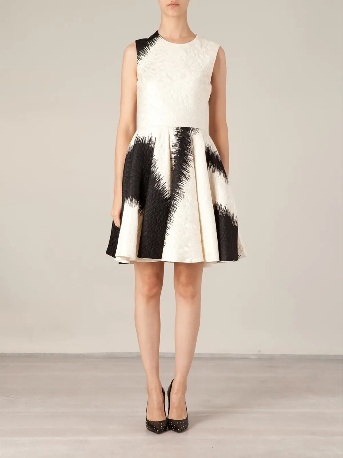 Giambattista Valli プリント フレアドレス - 画像2