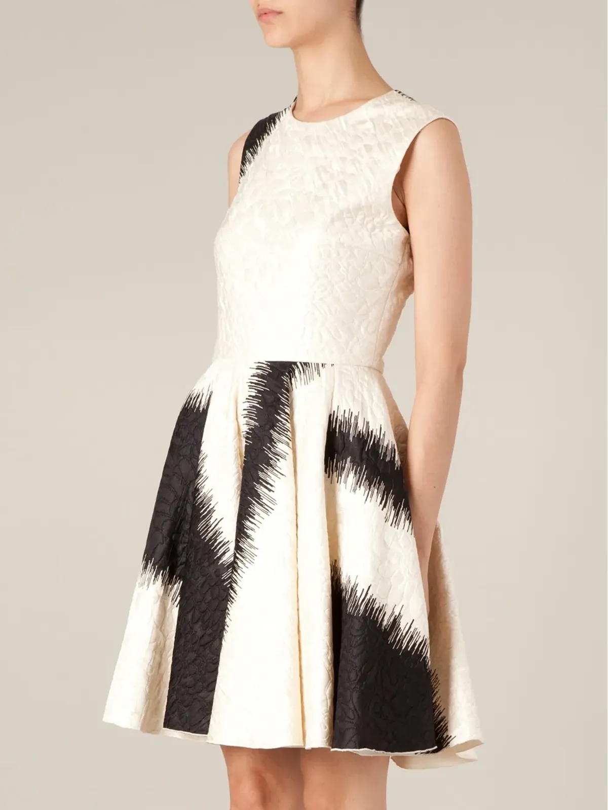 Giambattista Valli プリント フレアドレス - 画像3
