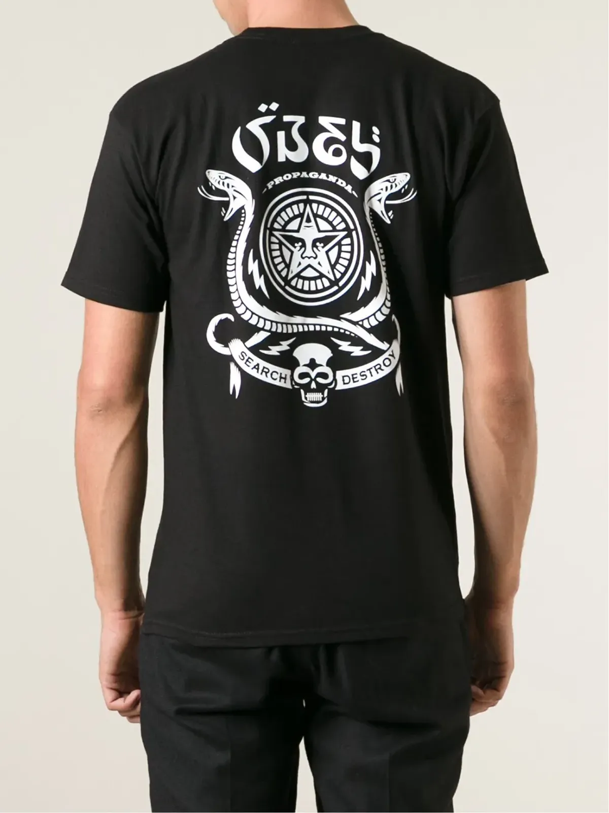 Obey Serpientes ベーシックTシャツ - 画像4