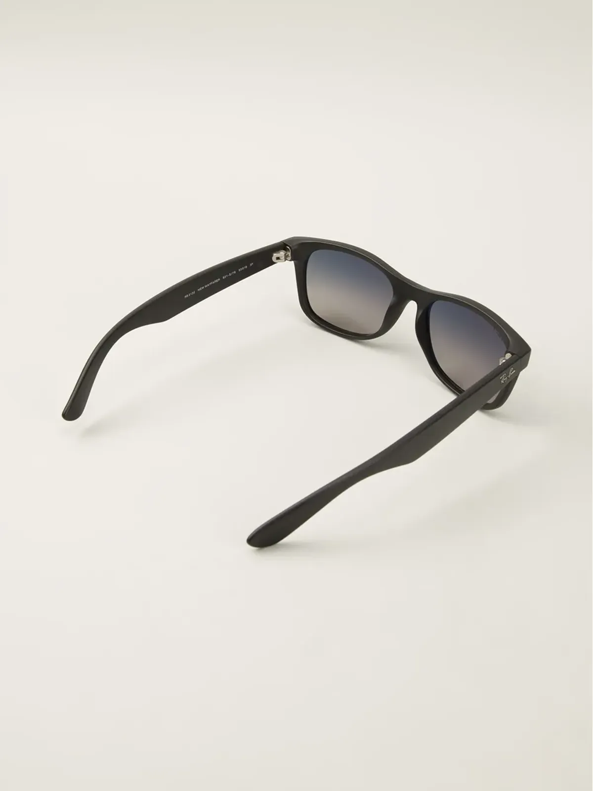 Ray-Ban レクタングルフレーム サングラス ブラック - 画像2