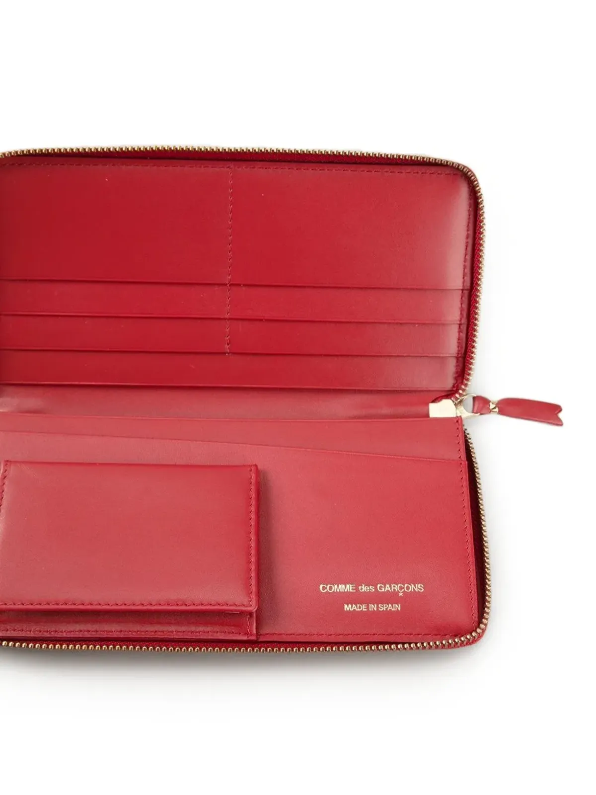 Comme Des Garçons Wallet ポルカドット長財布 - Red - 画像3