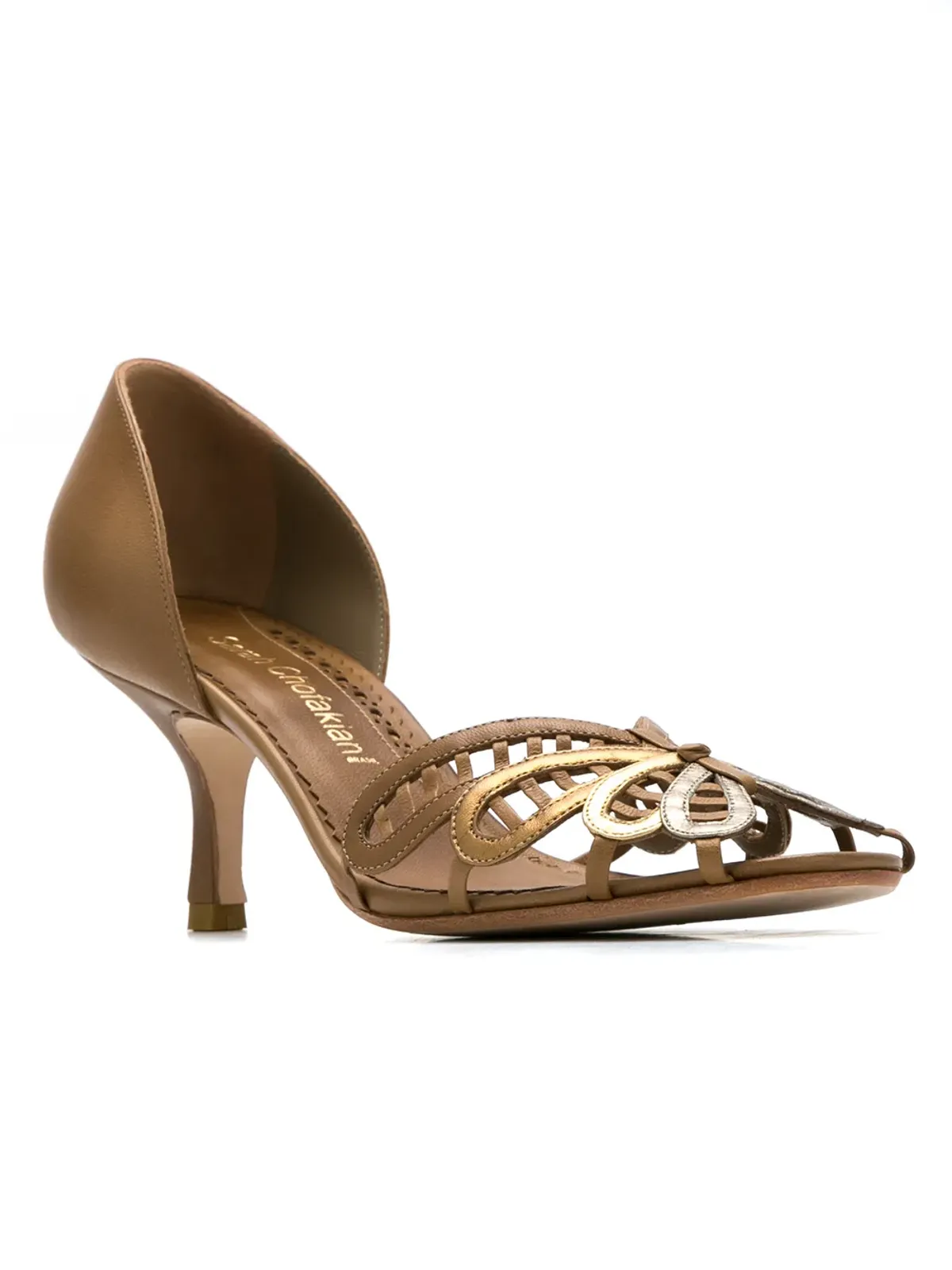 Sarah Chofakian leather sandals - Metallic - 画像2