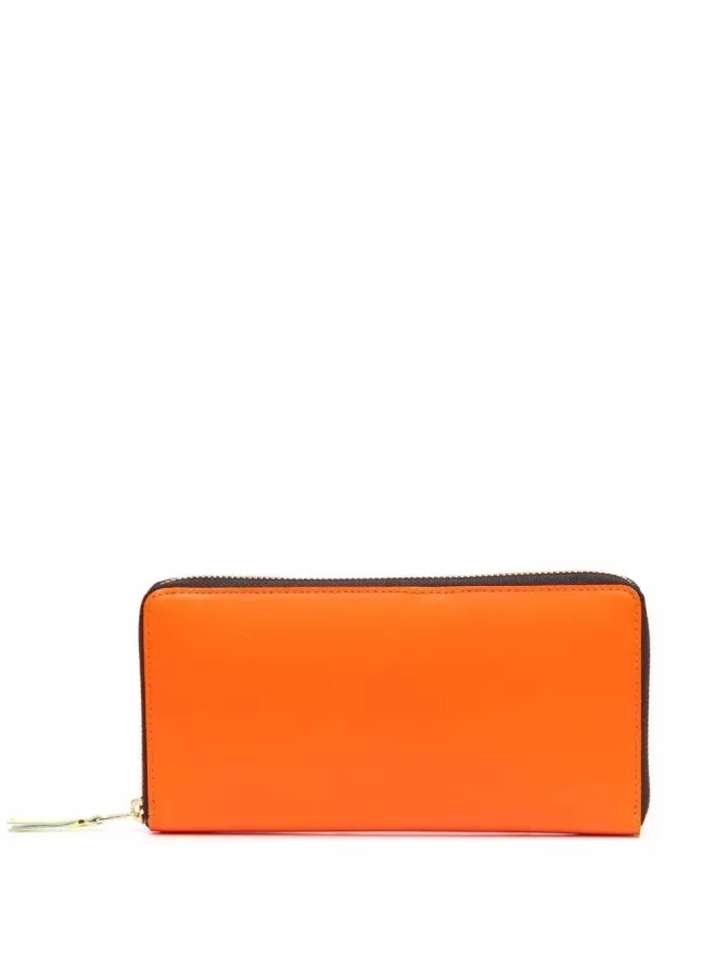 Comme Des Garçons Wallet Comme Des Garçons Wallet New Super Fluo leather wallet - Yellowの商品画像