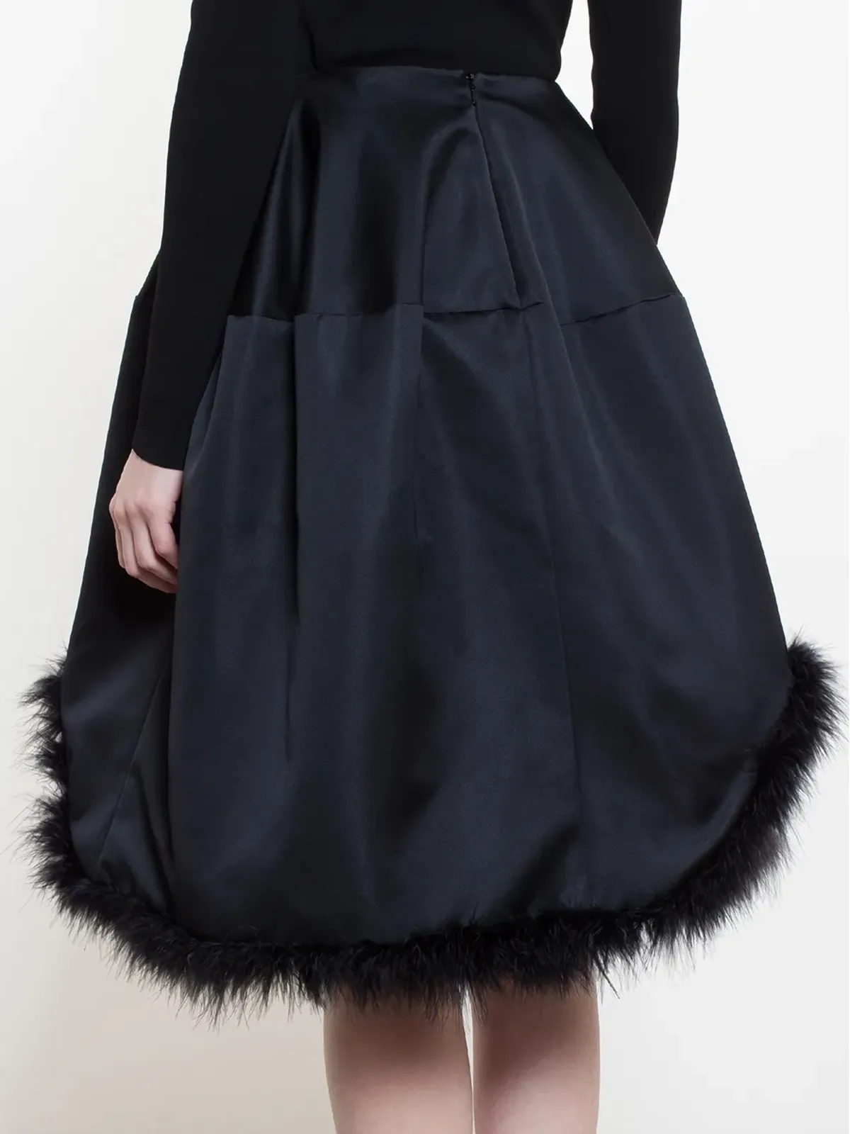 Simone Rocha フェザー付きAラインスカート - 画像4
