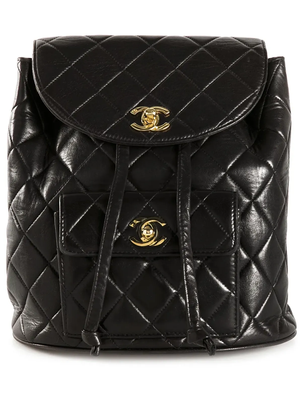 CHANEL Pre-Owned CCキルティングバックパック - ブラック - 画像1