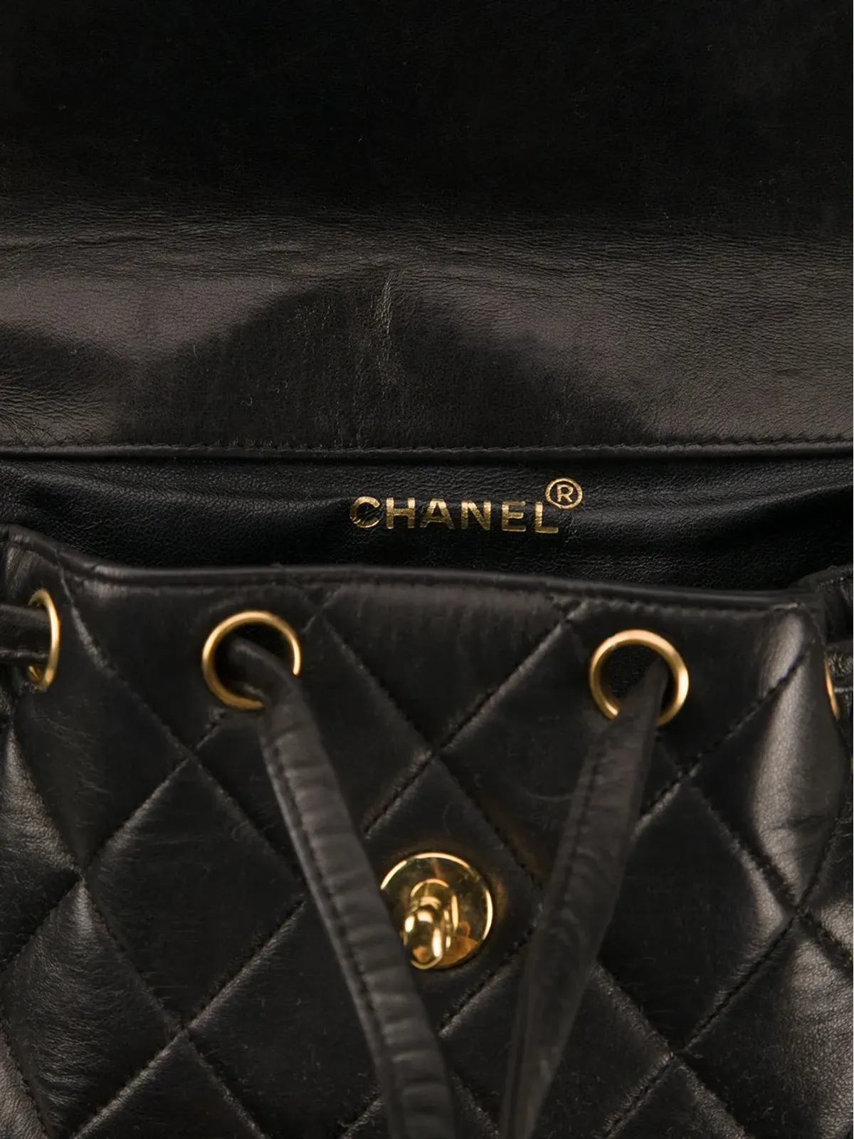 CHANEL Pre-Owned CCキルティングバックパック - ブラック - 画像5