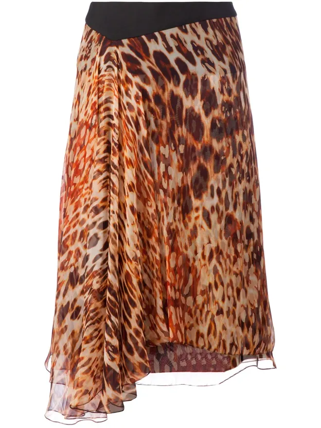 Bouchra Jarrar Bouchra Jarrar アニマルプリントスカートの商品画像