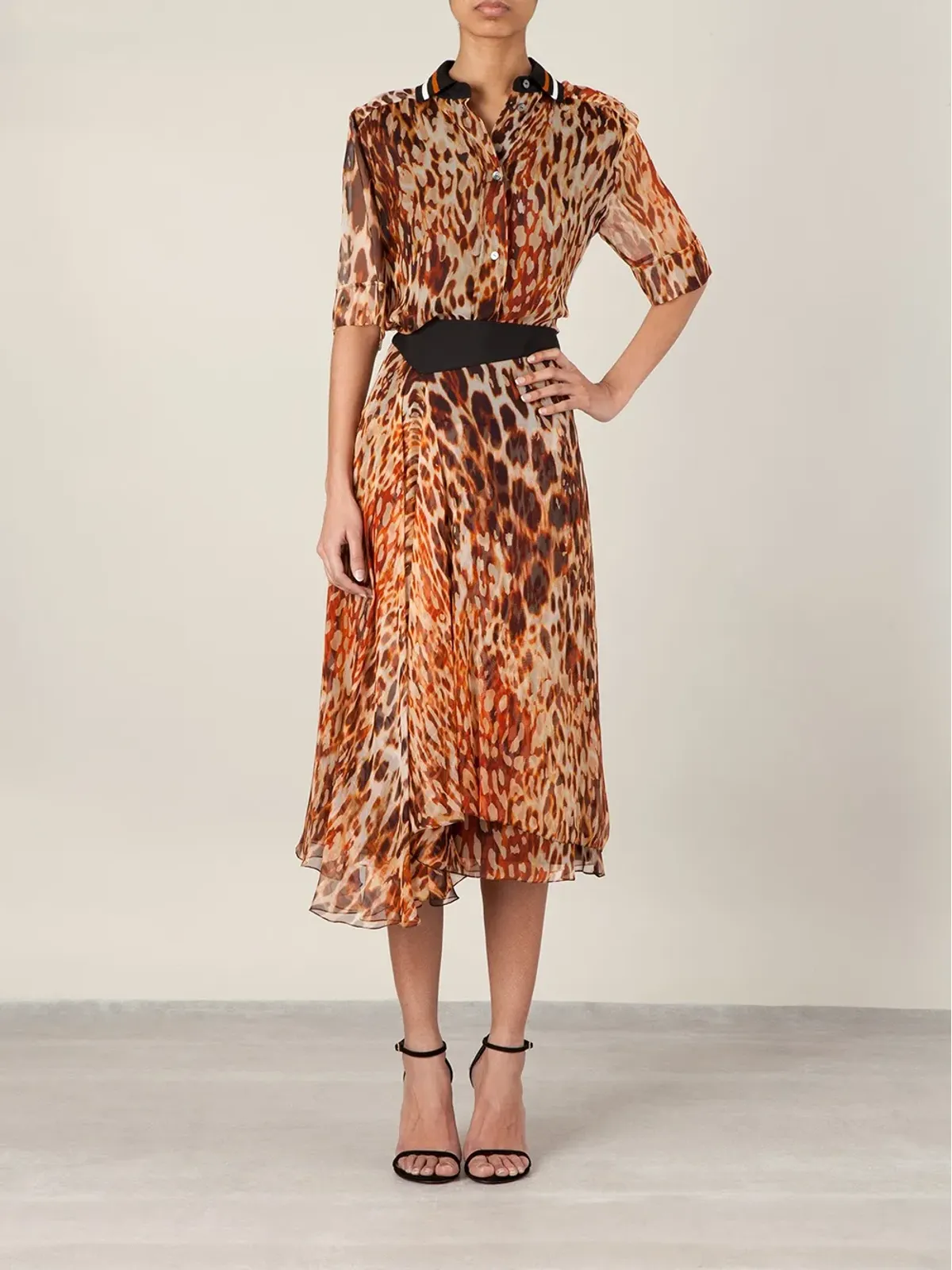 Bouchra Jarrar アニマルプリントスカート - 画像2
