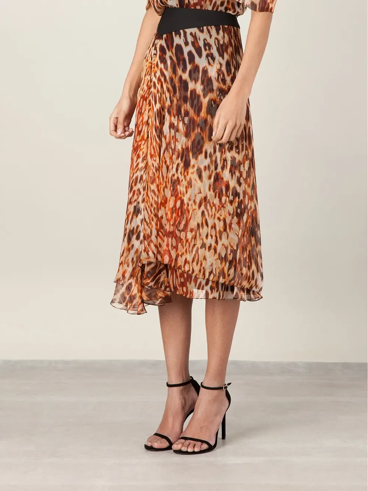 Bouchra Jarrar アニマルプリントスカート - 画像3