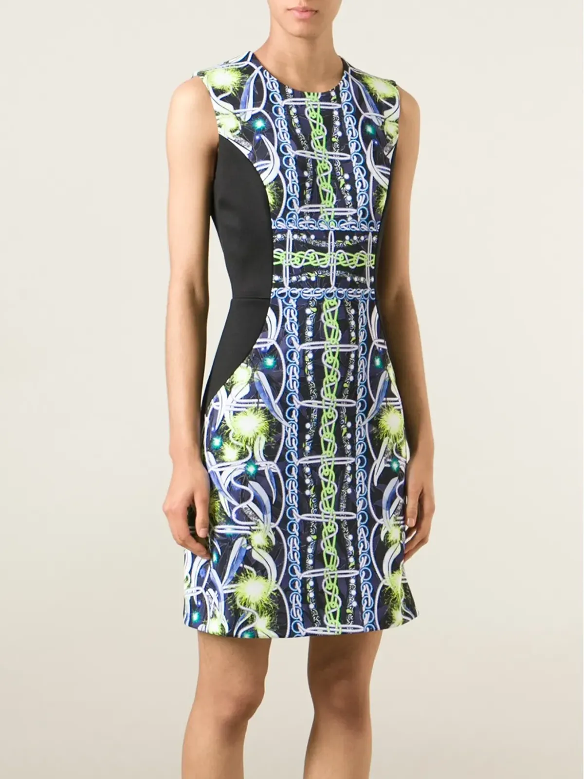 Peter Pilotto プリントパネルドレス - Black - 画像3