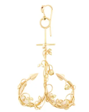 Natasha Zinko 18kt イエローゴールド アンカー・カーブド イヤリング - サムネイル1