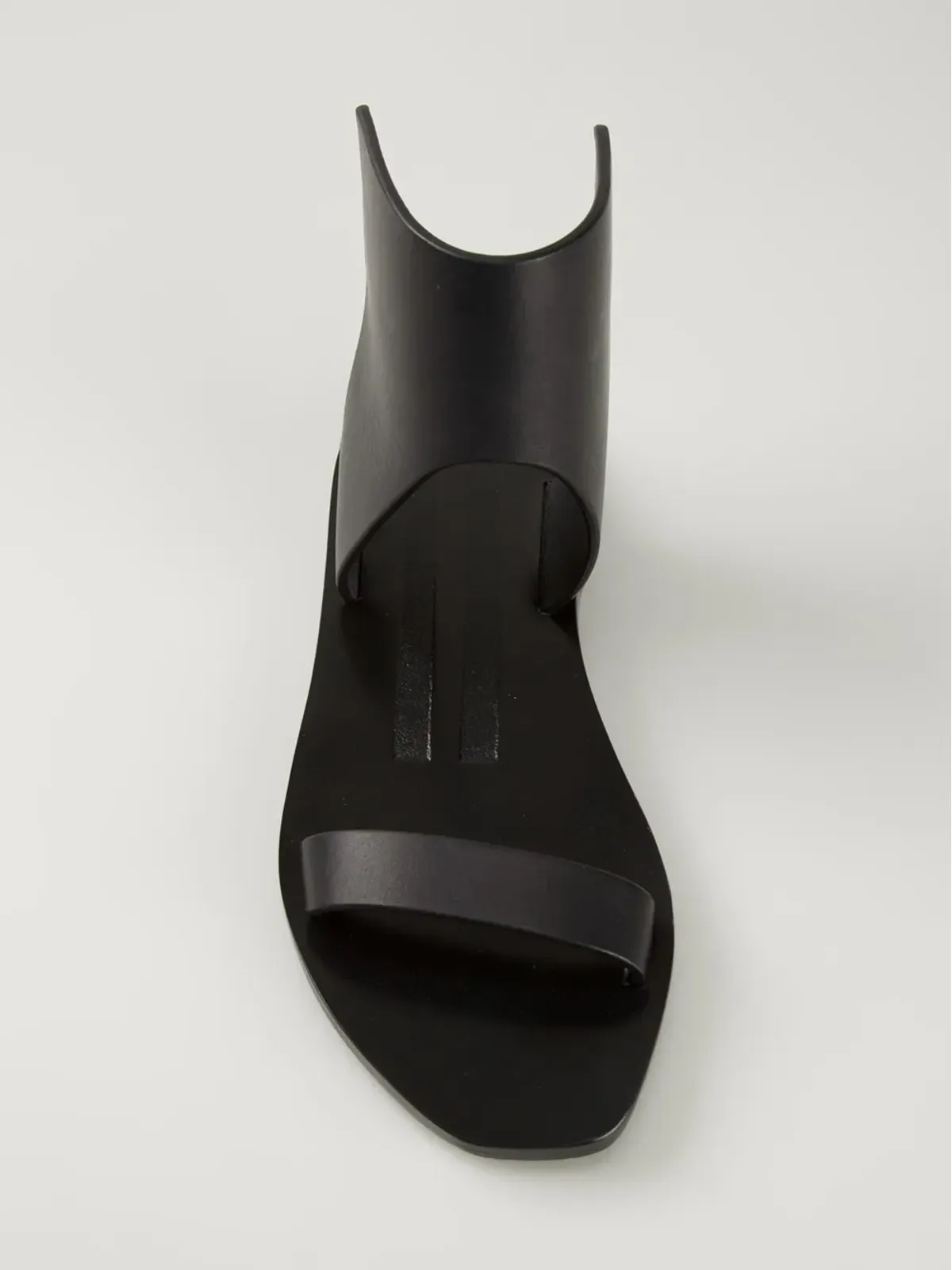 Rick Owens アンクルガードサンダル - ブラック - 画像4