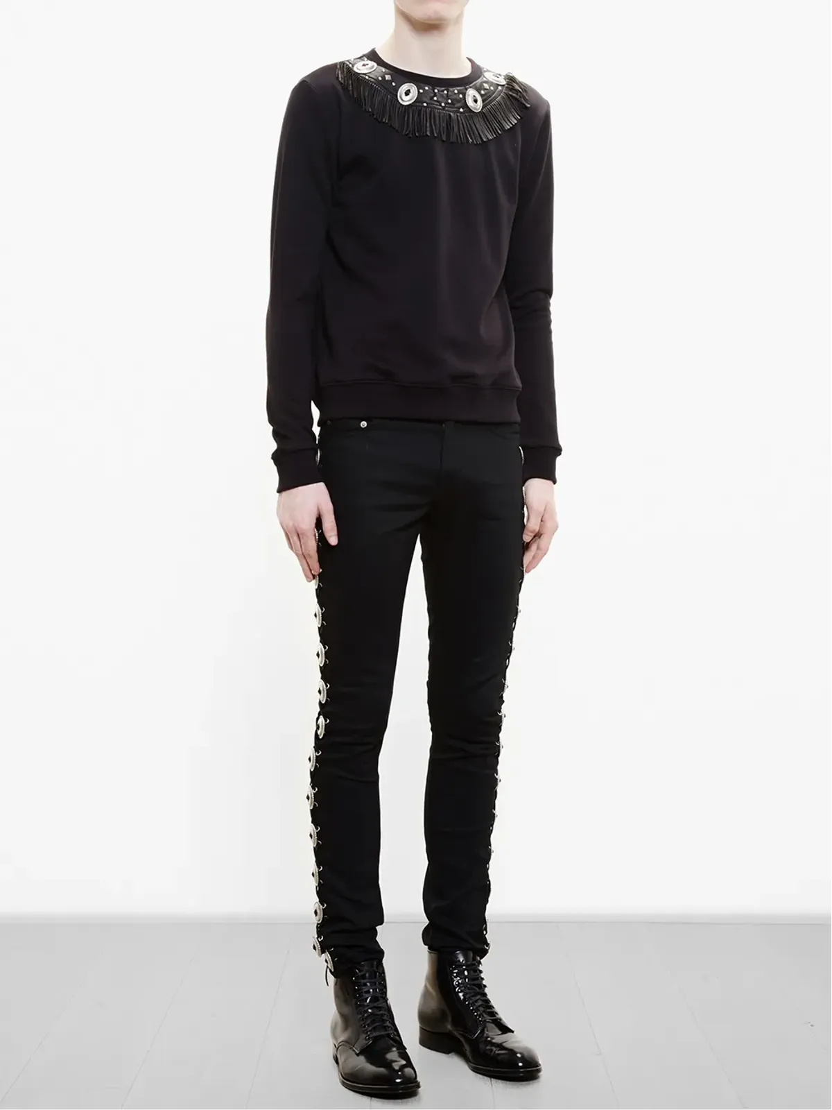 Saint Laurent コンチョディテール スウェットシャツ - 画像2