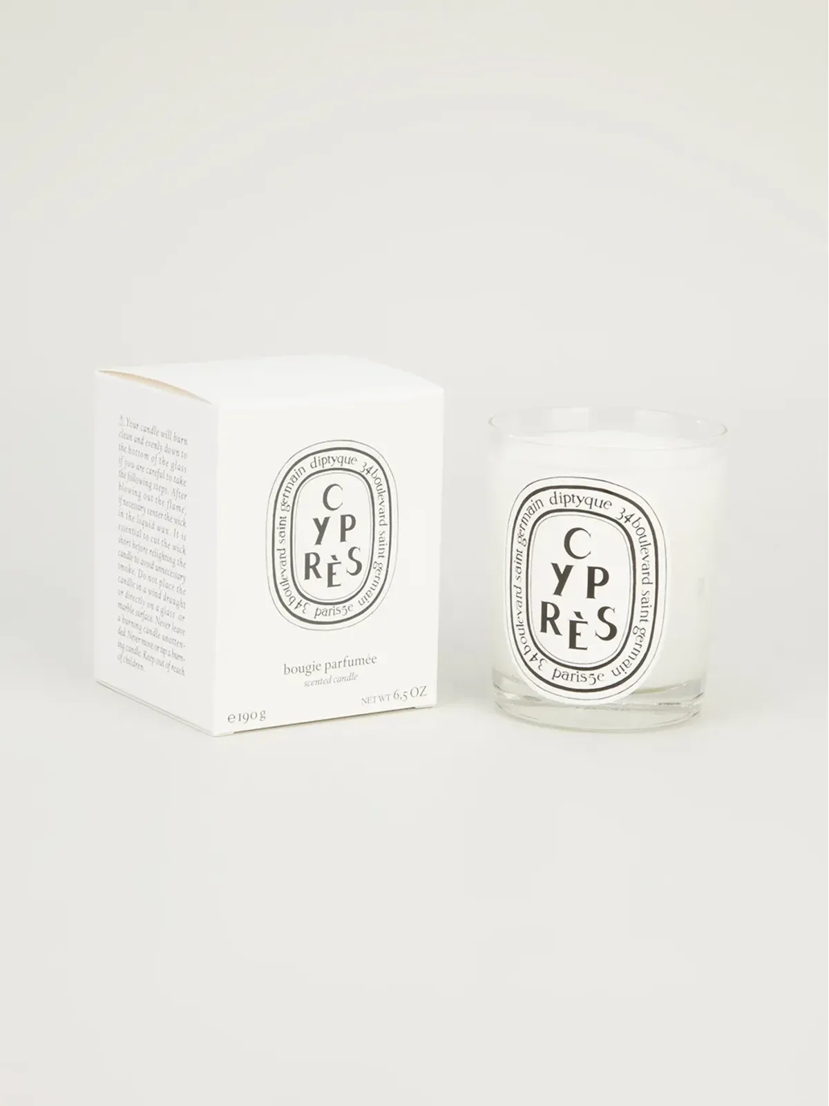 Diptyque Cyprésキャンドル - ホワイト - 画像3