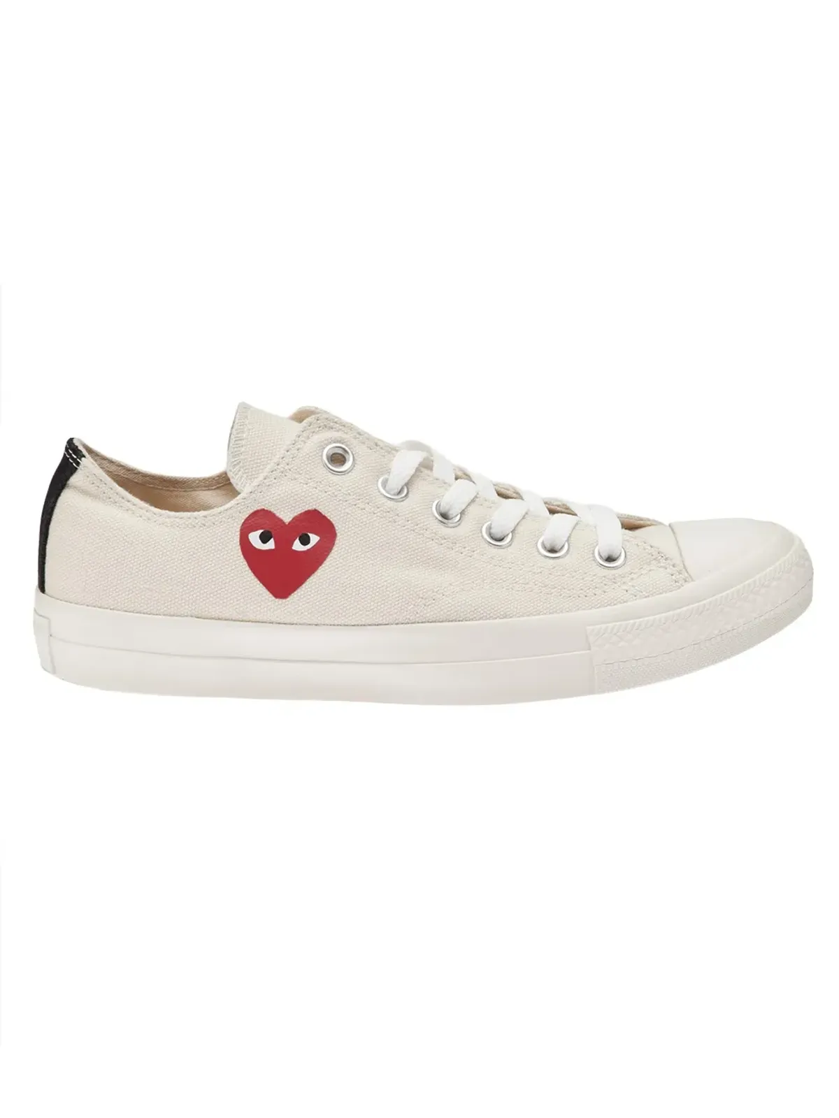 Comme Des Garçons Play チャック・テイラー ロー・スニーカー ホワイト - 画像2