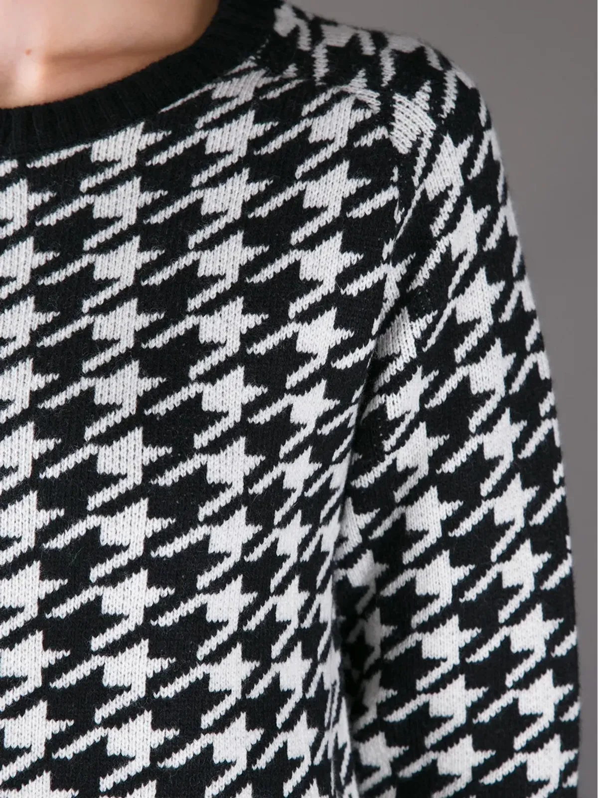 Golden Goose 千鳥格子柄セーター - 画像5