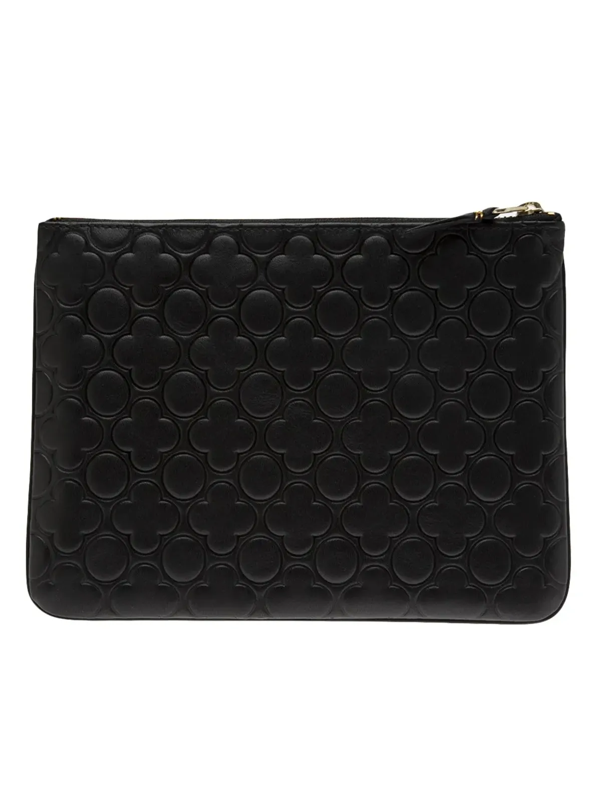 Comme Des Garçons embossed leather wallet - Black - 画像3