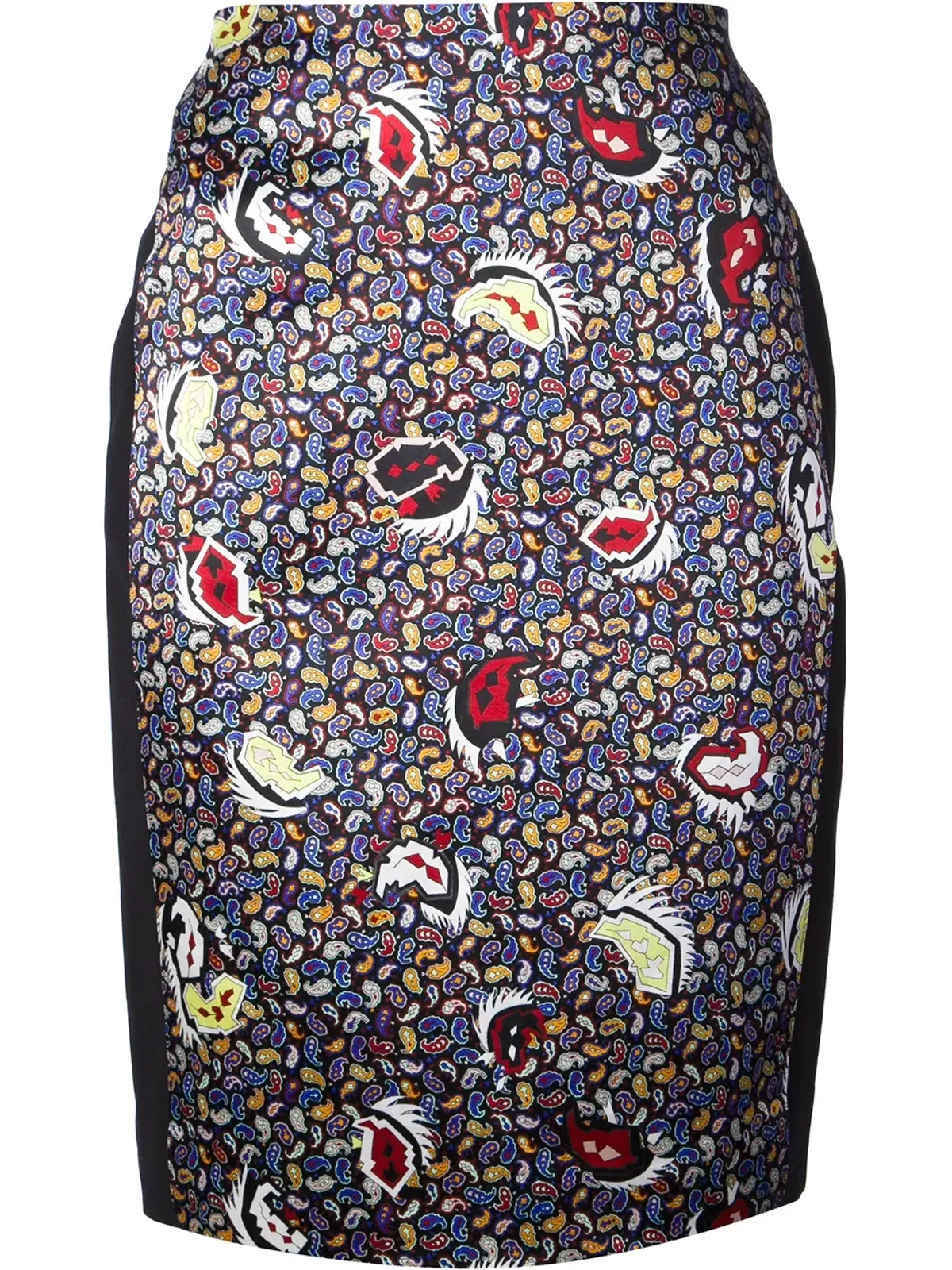 Balenciaga ペイズリープリントのペンシルスカート - 画像1