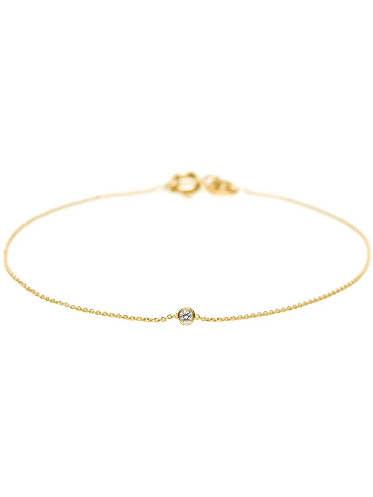 Wouters & Hendrix Gold シングルダイヤモンド ブレスレット - 画像1