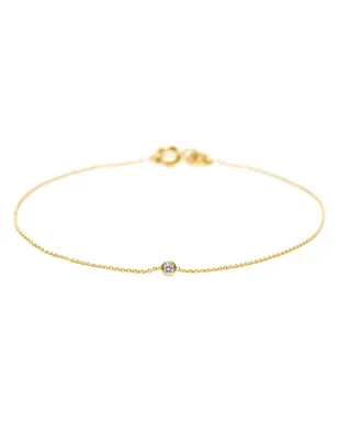 Wouters & Hendrix Gold シングルダイヤモンド ブレスレット - サムネイル1