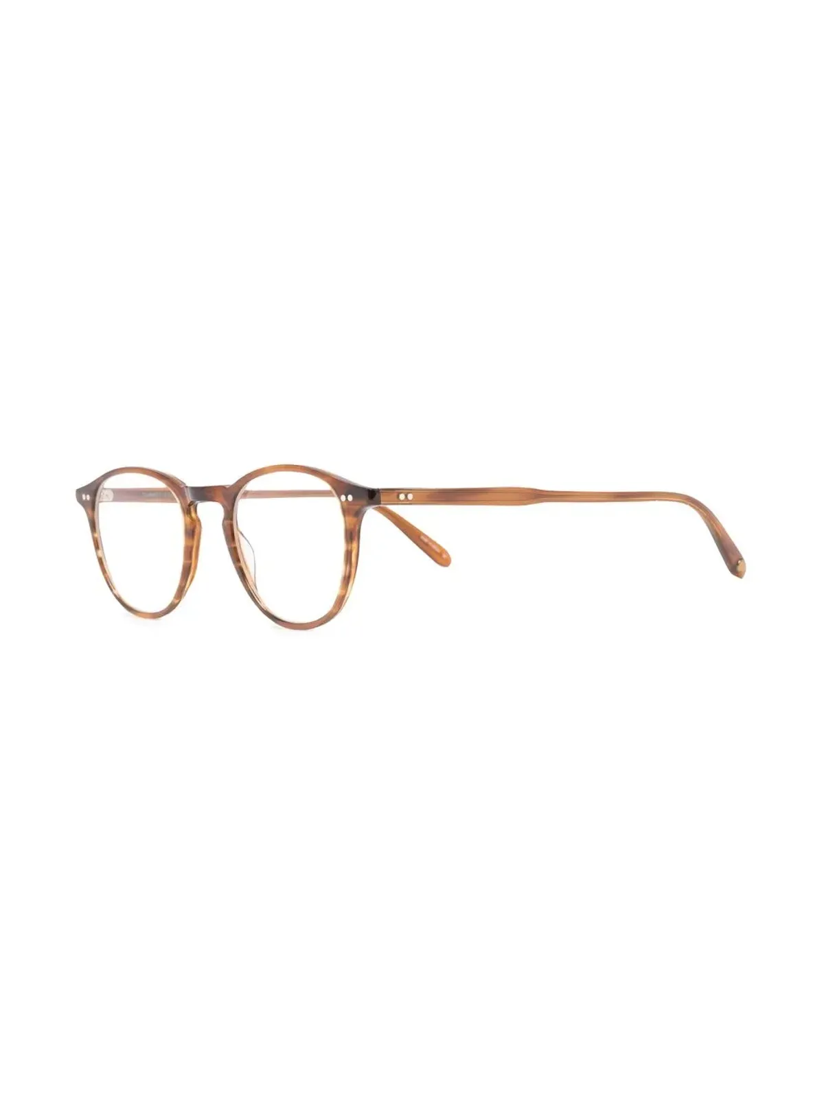Garrett Leight Hampton メガネ ブラウン - 画像4