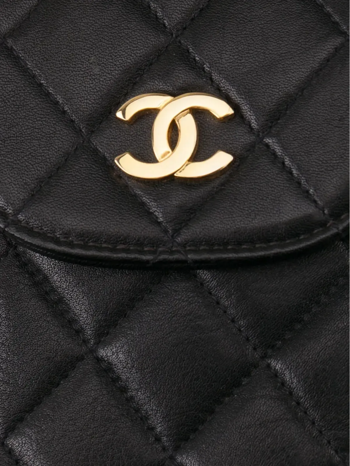CHANEL Pre-Owned キルテッド・ホルスターベルト - ブラック - 画像3