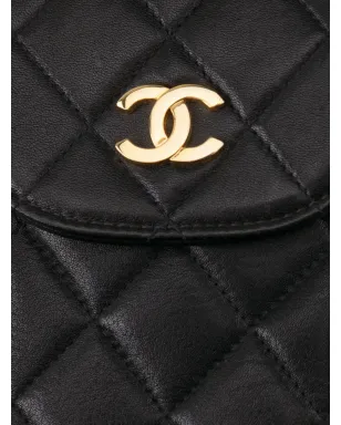 CHANEL Pre-Owned キルテッド・ホルスターベルト - ブラック - サムネイル3