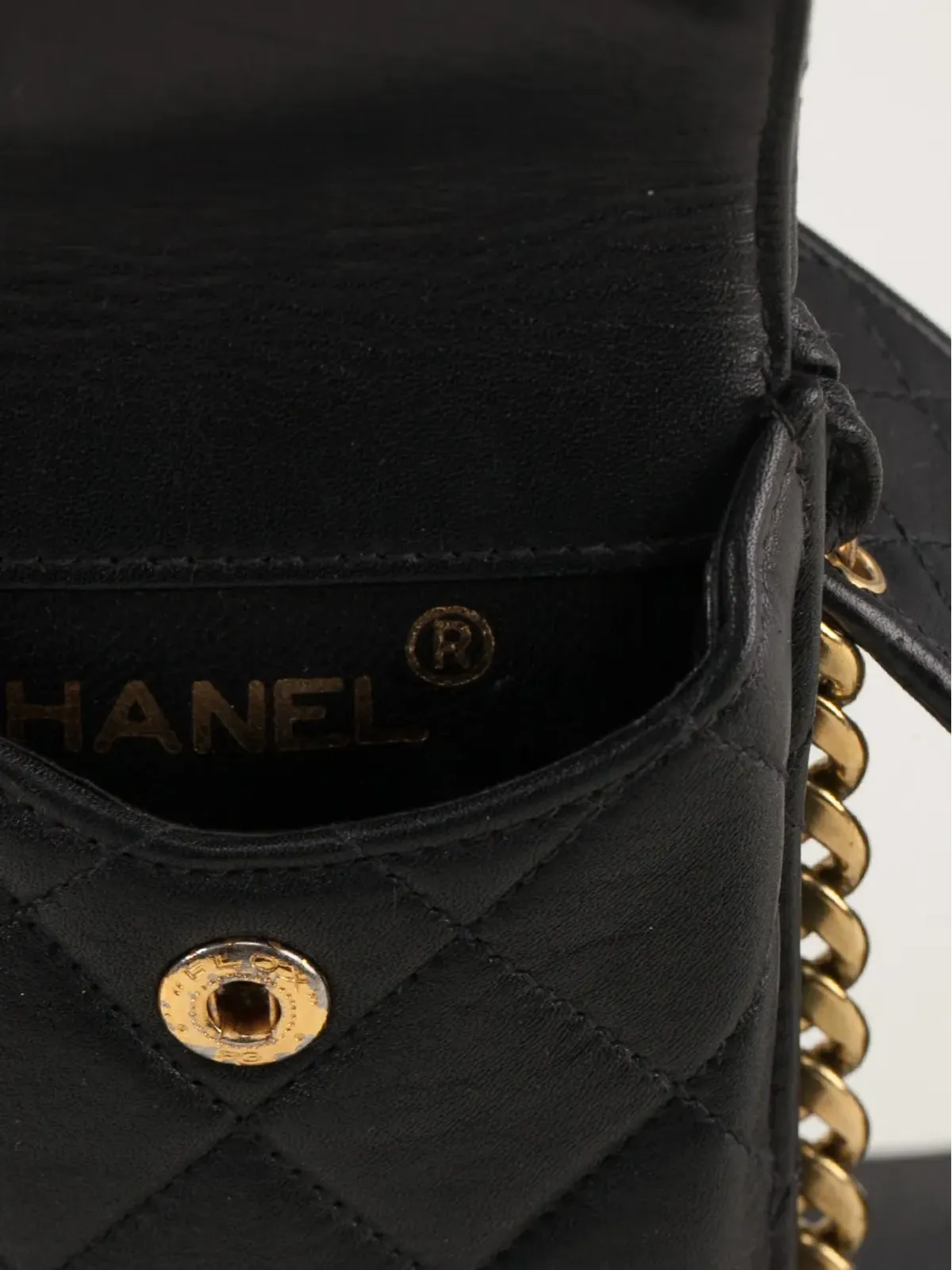 CHANEL Pre-Owned キルテッド・ホルスターベルト - ブラック - 画像4