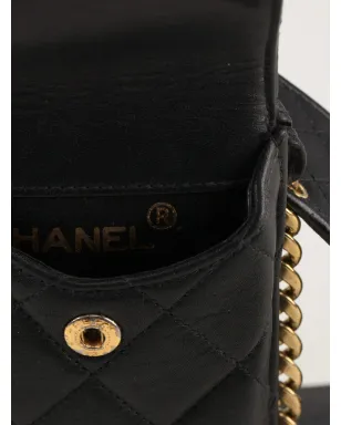 CHANEL Pre-Owned キルテッド・ホルスターベルト - ブラック - サムネイル4