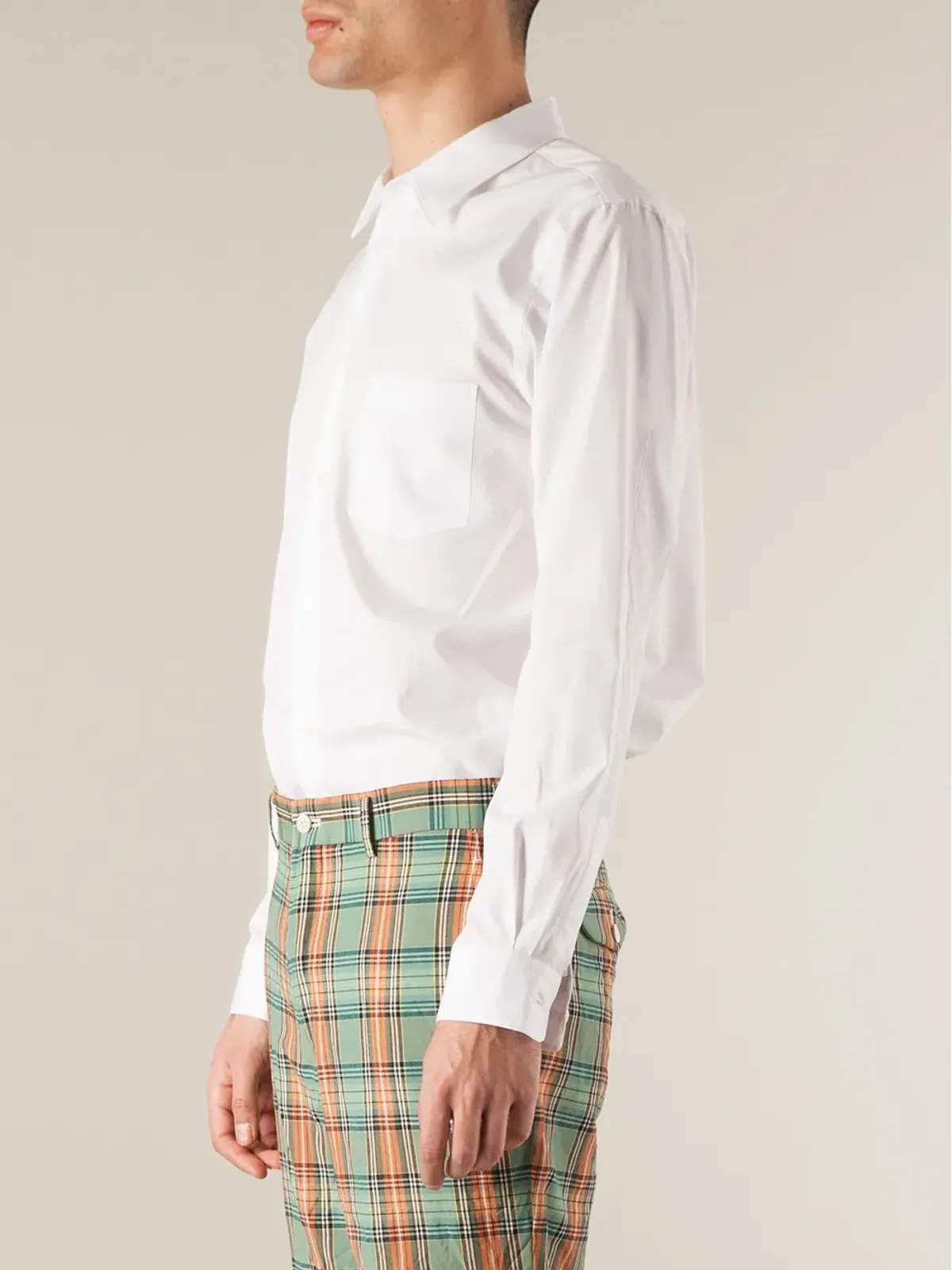 Comme des Garçons Homme Plus クラシックシャツ ホワイト - 画像3