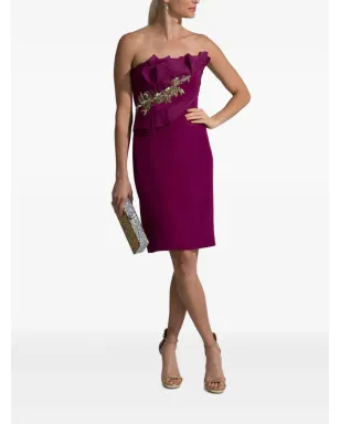 Marchesa Notte ストラップレス ミディドレス - サムネイル2