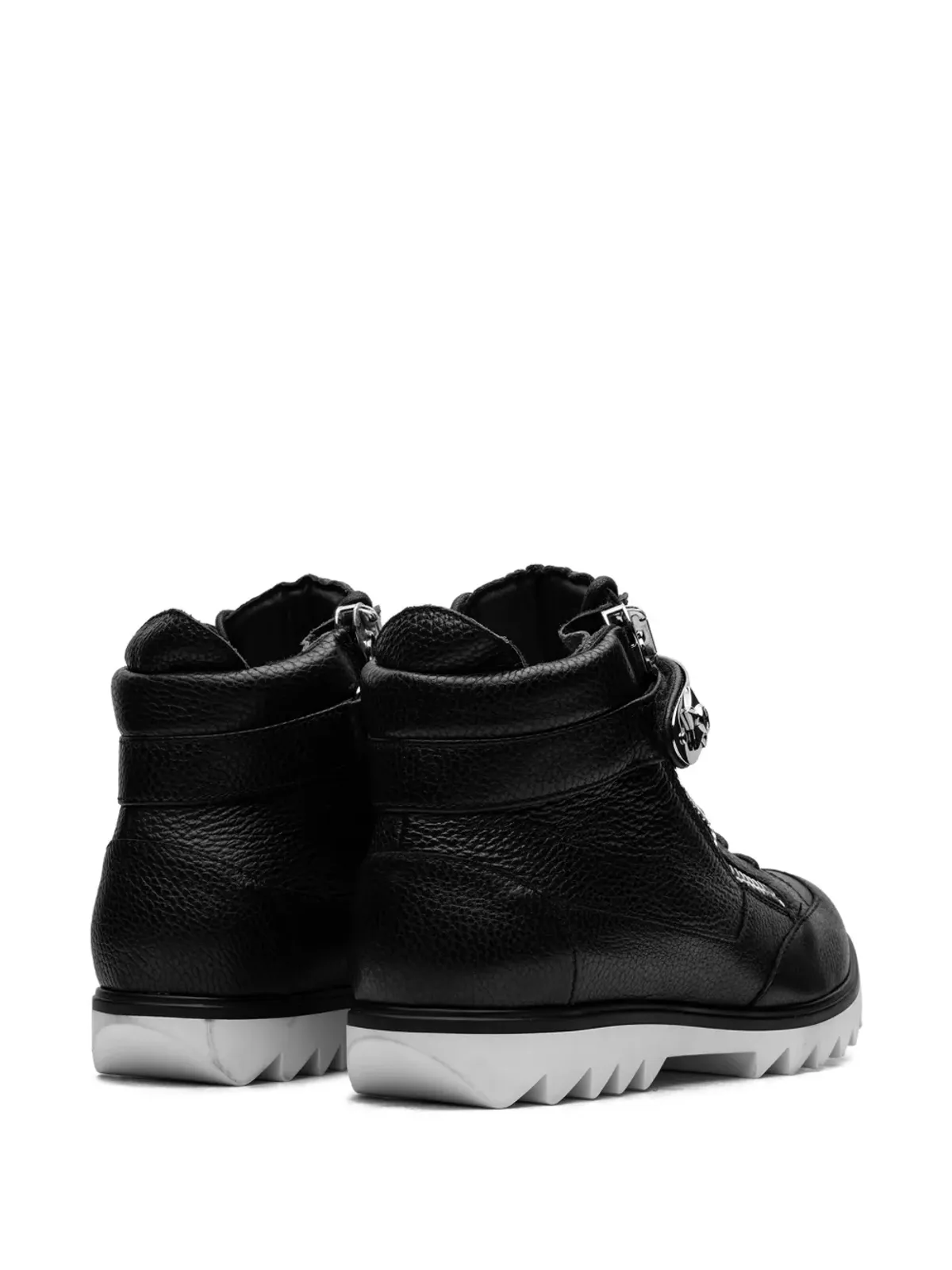 Giuseppe Zanotti ジップディテール レザーブーツ - 画像3