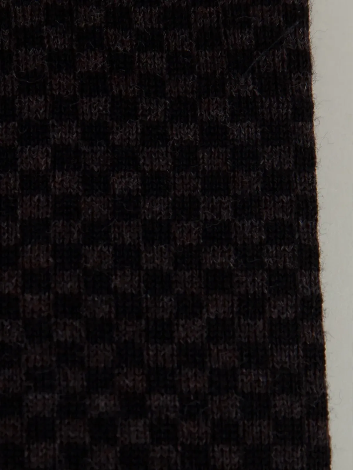 Haider Ackermann ニットチェック柄ソックス - 画像2