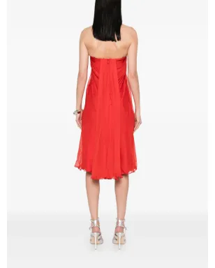 Alexander McQueen ストラップレスドレス - サムネイル4