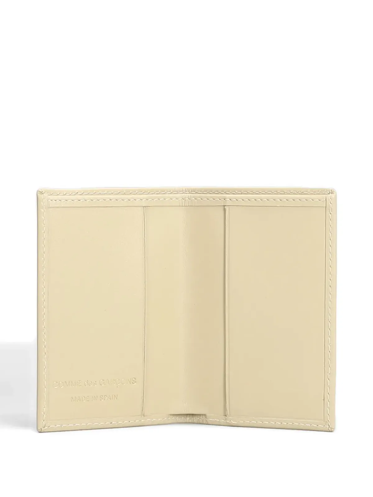 Comme Des Garçons Wallet テクスチャードカーフレザーの二つ折り財布 - 画像4