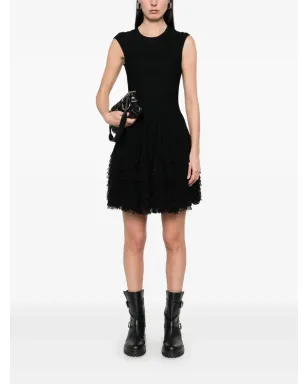 Alexander McQueen レースニットフリルドレス - サムネイル2