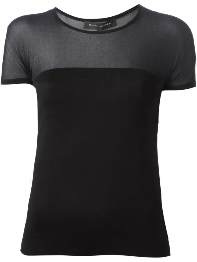 Ralph Lauren Collection Ralph Lauren Collection シアーパネルTシャツの商品画像