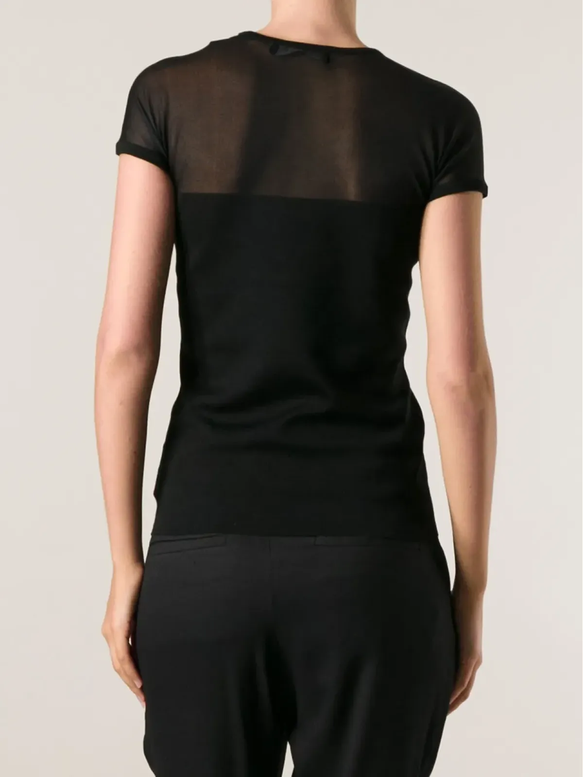 Ralph Lauren Collection シアーパネルTシャツ - 画像4