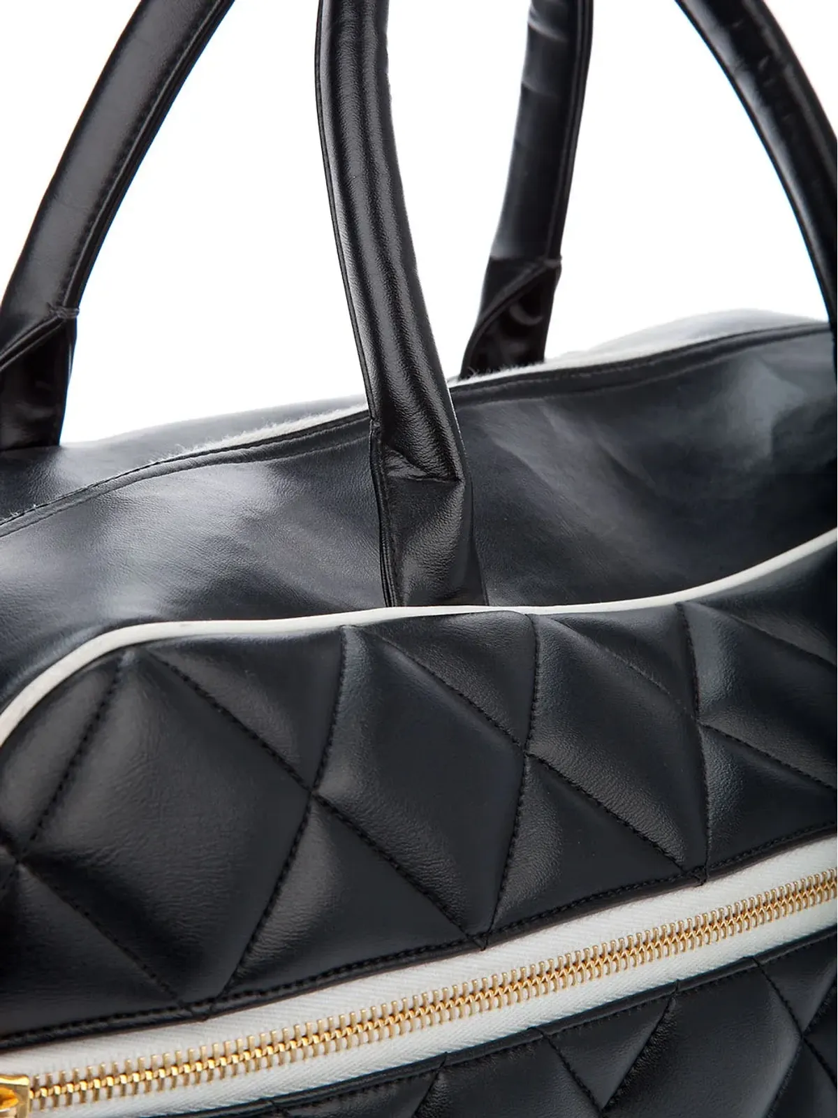 CHANEL ヴィンテージ レザー トートバッグ - ブラック - 画像5