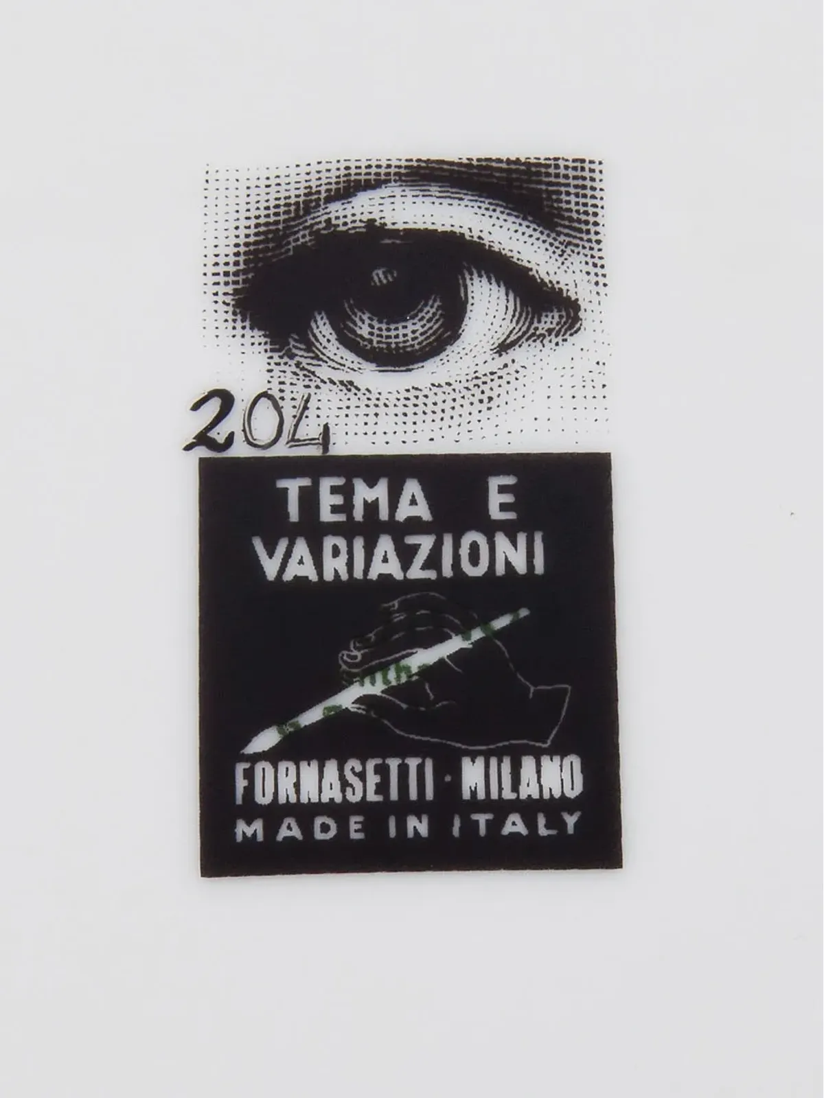 Fornasetti プリントプレート - White - 画像3
