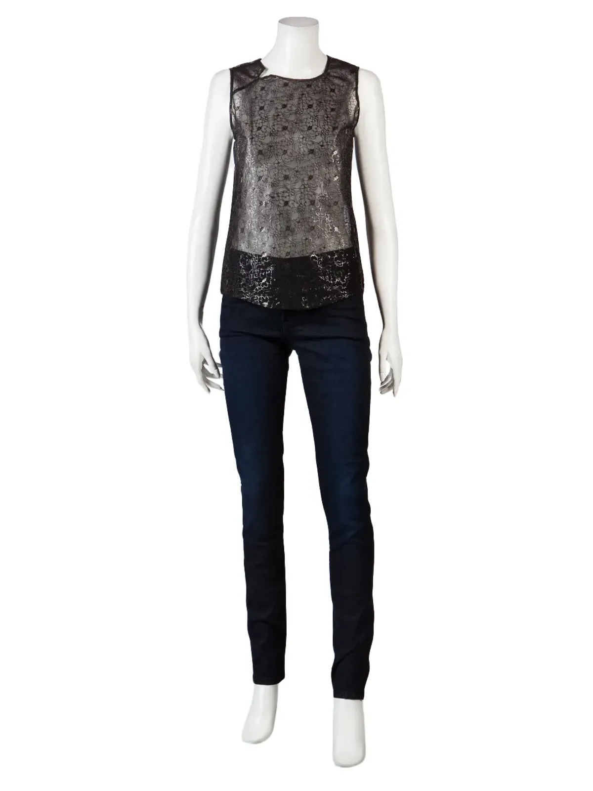 Helmut Lang Pre-Owned 花柄タンクトップ - 画像2