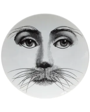 Fornasetti ひげプリント皿 - サムネイル1