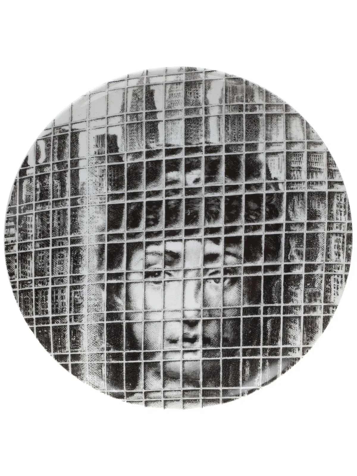 Fornasetti ケージプリントプレート - ブラック - 画像1