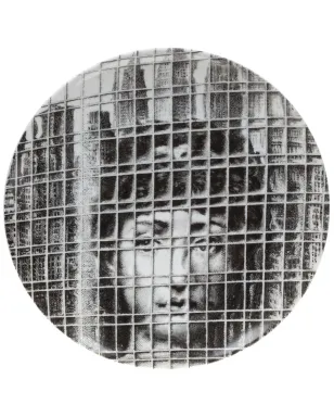 Fornasetti ケージプリントプレート - ブラック - サムネイル1
