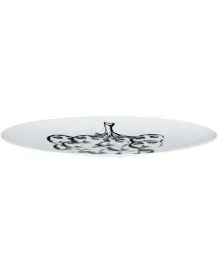 Fornasetti 白の葡萄プリント皿 - サムネイル2
