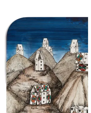 Fornasetti Citta di carte トレイ - サムネイル4