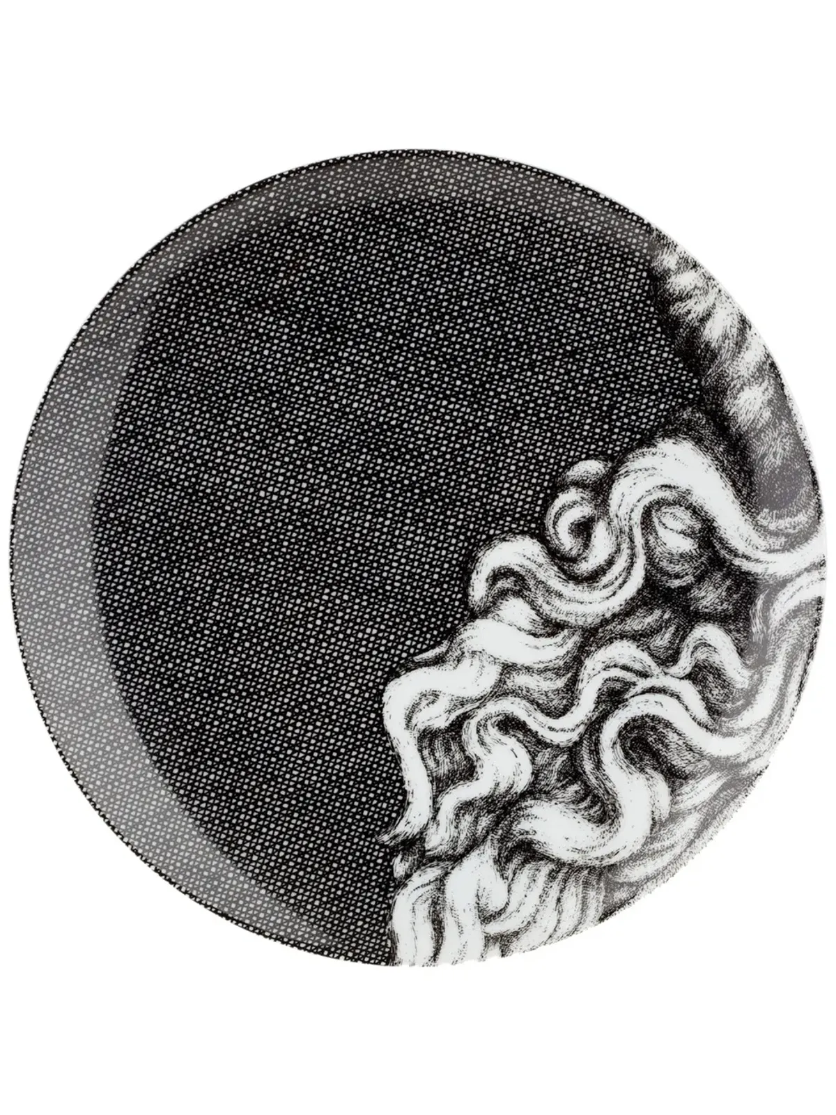 Fornasetti Eva plates（セット12）- グレー - 画像3